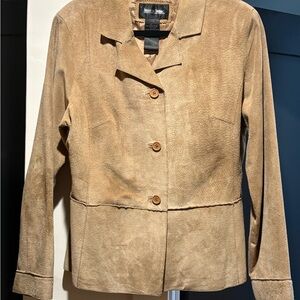 Brandon Thomas Light Brown Suede Blazer